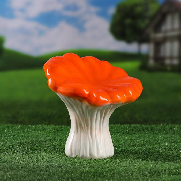 Садовая фигура "Лисичка", оранжевый цвет, 19 см