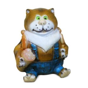 Садовая фигура «Кот Таити» 45х43х50см