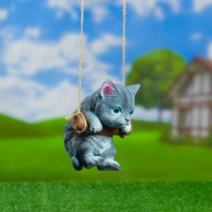 Подвесной декор «Котенок», 10х10х15см