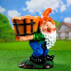Фигурное кашпо «Гном» средний 20х30х40 см