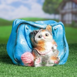Фигурное кашпо «Кот с клубком»