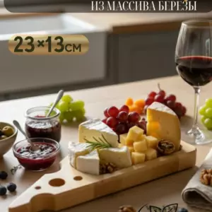Тарелка сервировочная для закусок и сыра, менажница